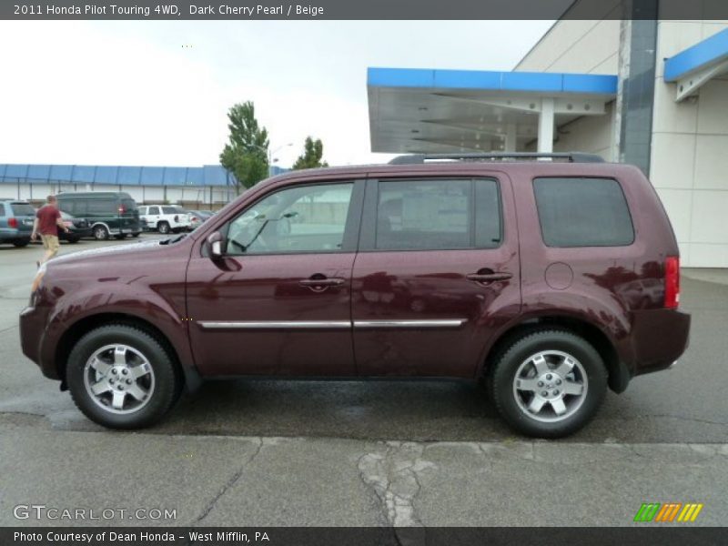  2011 Pilot Touring 4WD Dark Cherry Pearl