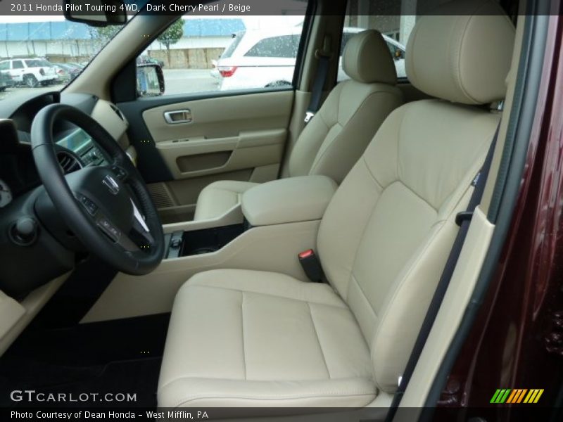  2011 Pilot Touring 4WD Beige Interior