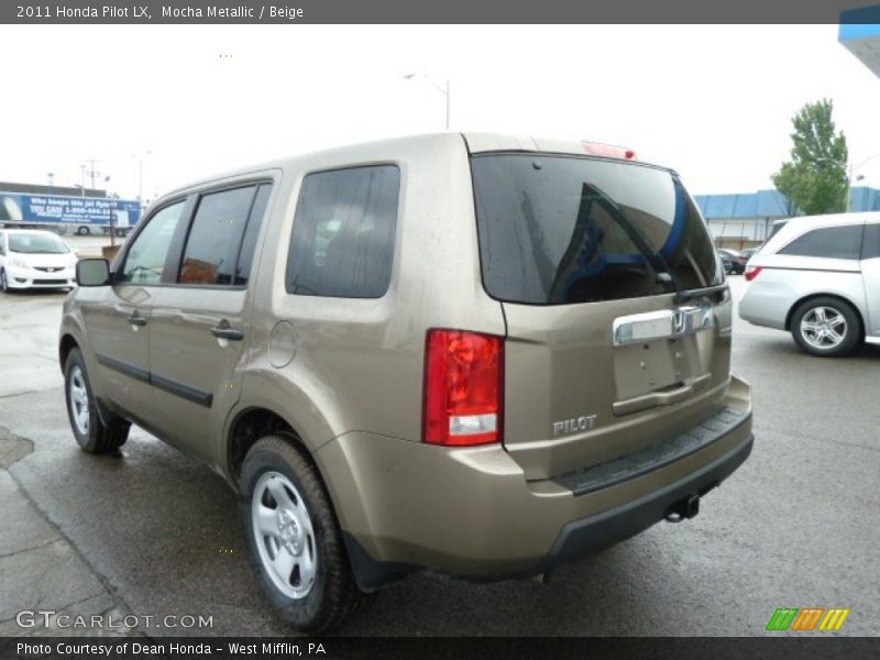  2011 Pilot LX Mocha Metallic