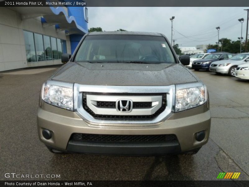 Mocha Metallic / Beige 2011 Honda Pilot LX