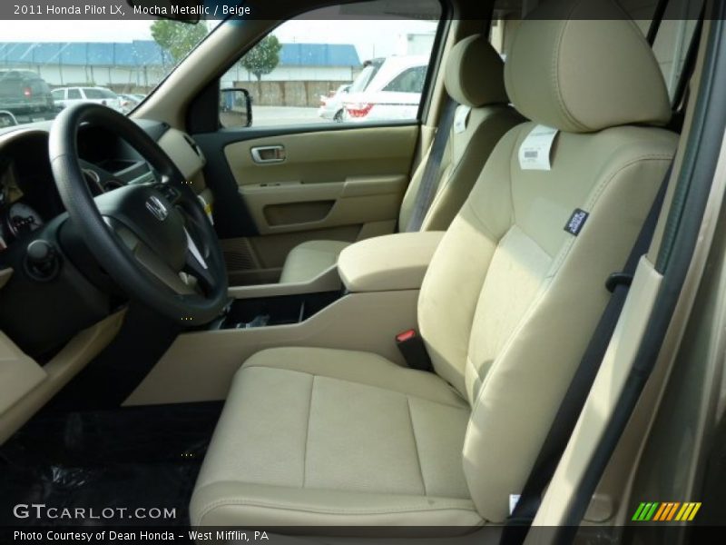  2011 Pilot LX Beige Interior