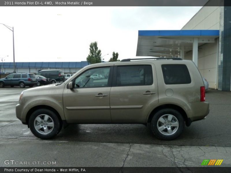 Mocha Metallic / Beige 2011 Honda Pilot EX-L 4WD