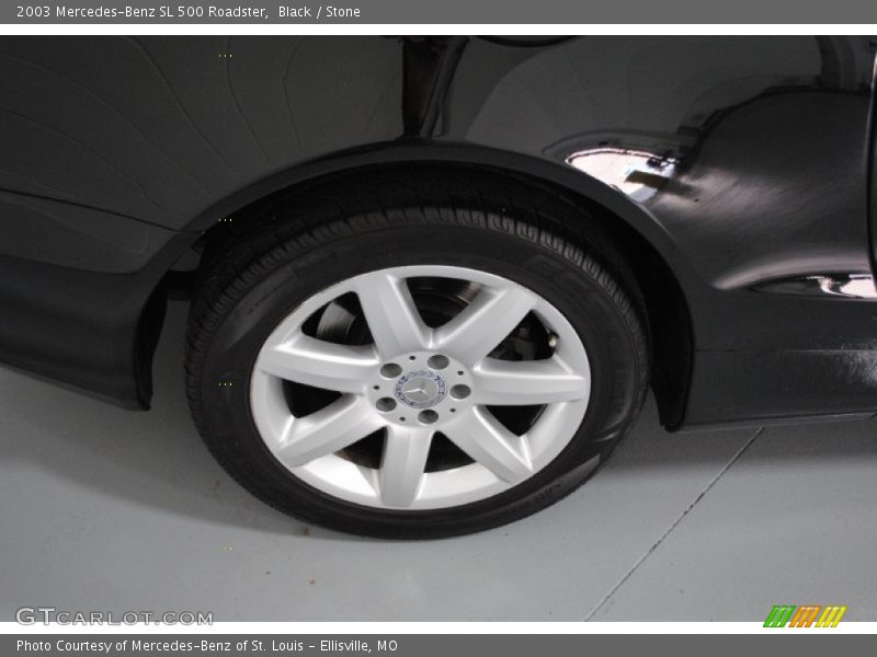 Black / Stone 2003 Mercedes-Benz SL 500 Roadster