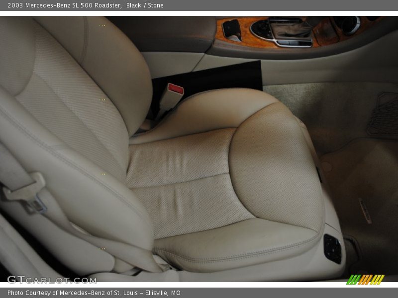 Black / Stone 2003 Mercedes-Benz SL 500 Roadster