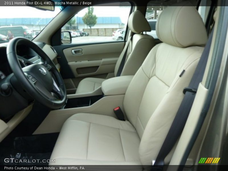  2011 Pilot EX-L 4WD Beige Interior