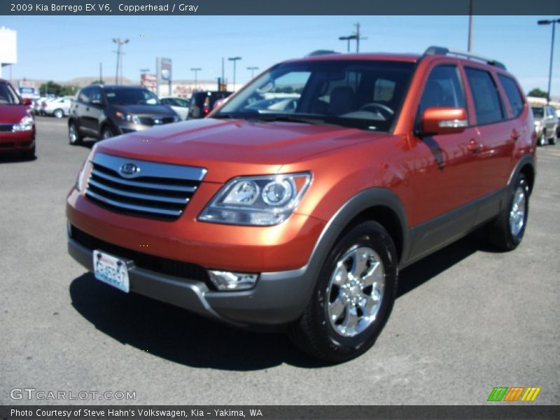 Copperhead / Gray 2009 Kia Borrego EX V6