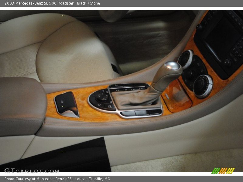 Black / Stone 2003 Mercedes-Benz SL 500 Roadster
