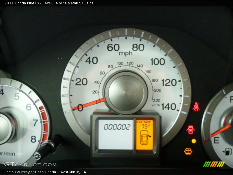 Mocha Metallic / Beige 2011 Honda Pilot EX-L 4WD