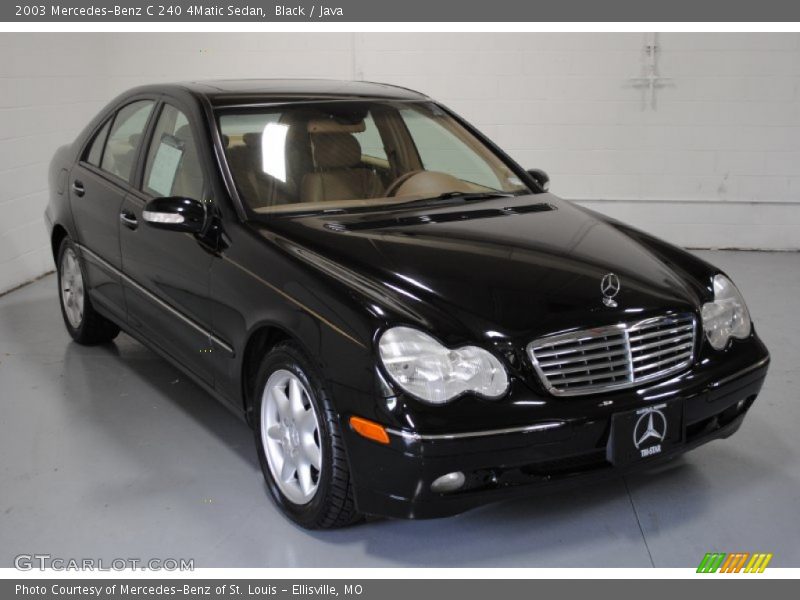 Black / Java 2003 Mercedes-Benz C 240 4Matic Sedan