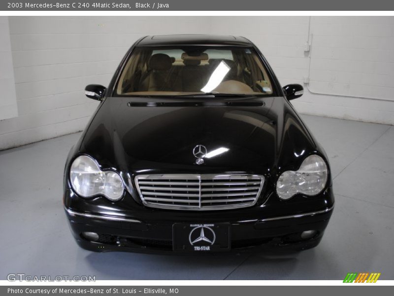 Black / Java 2003 Mercedes-Benz C 240 4Matic Sedan