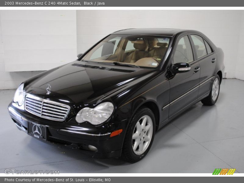 Black / Java 2003 Mercedes-Benz C 240 4Matic Sedan