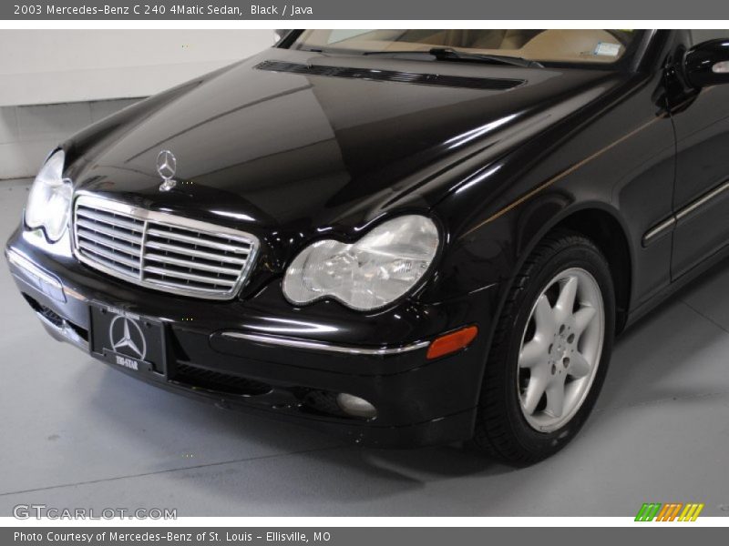 Black / Java 2003 Mercedes-Benz C 240 4Matic Sedan