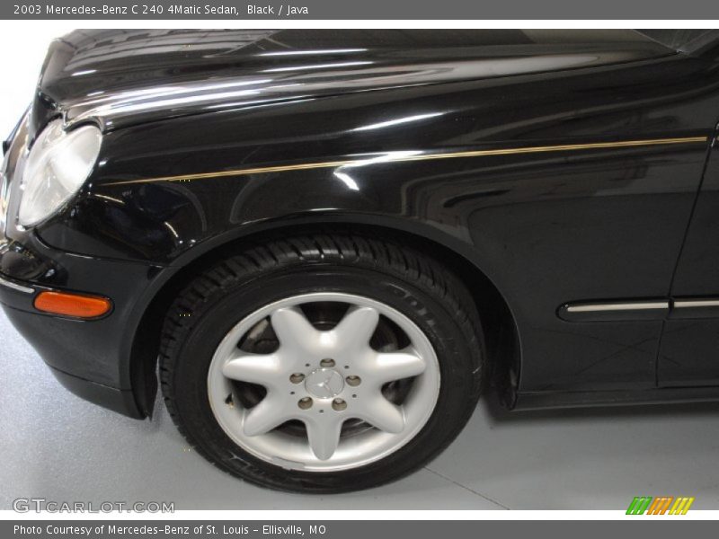 Black / Java 2003 Mercedes-Benz C 240 4Matic Sedan