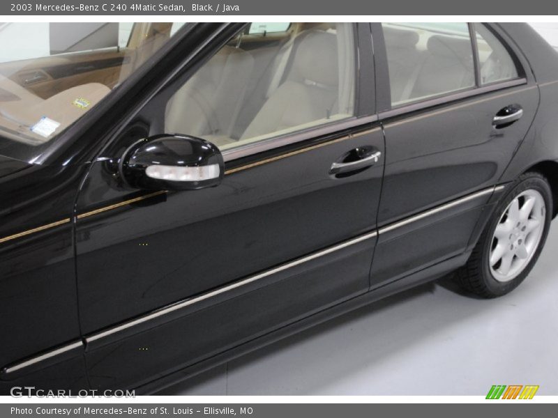 Black / Java 2003 Mercedes-Benz C 240 4Matic Sedan
