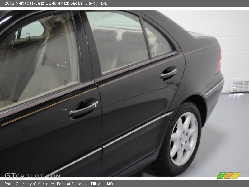 Black / Java 2003 Mercedes-Benz C 240 4Matic Sedan