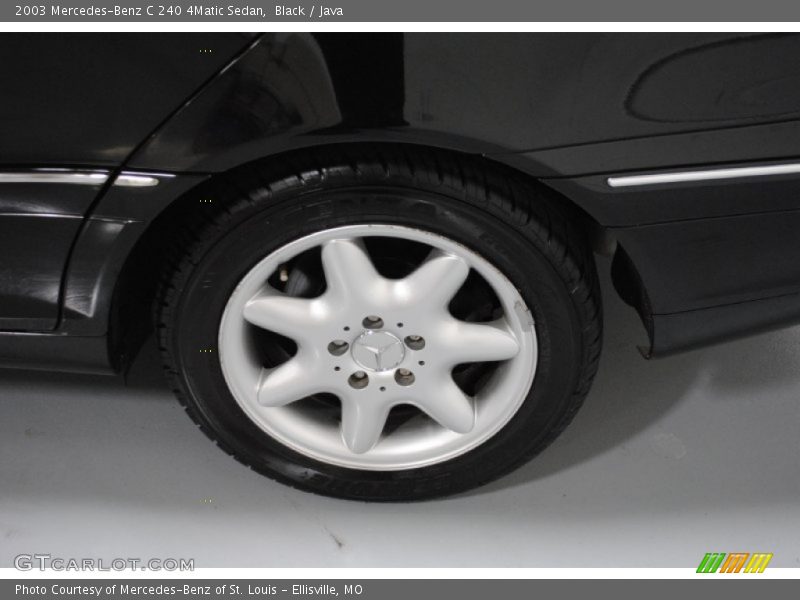 Black / Java 2003 Mercedes-Benz C 240 4Matic Sedan