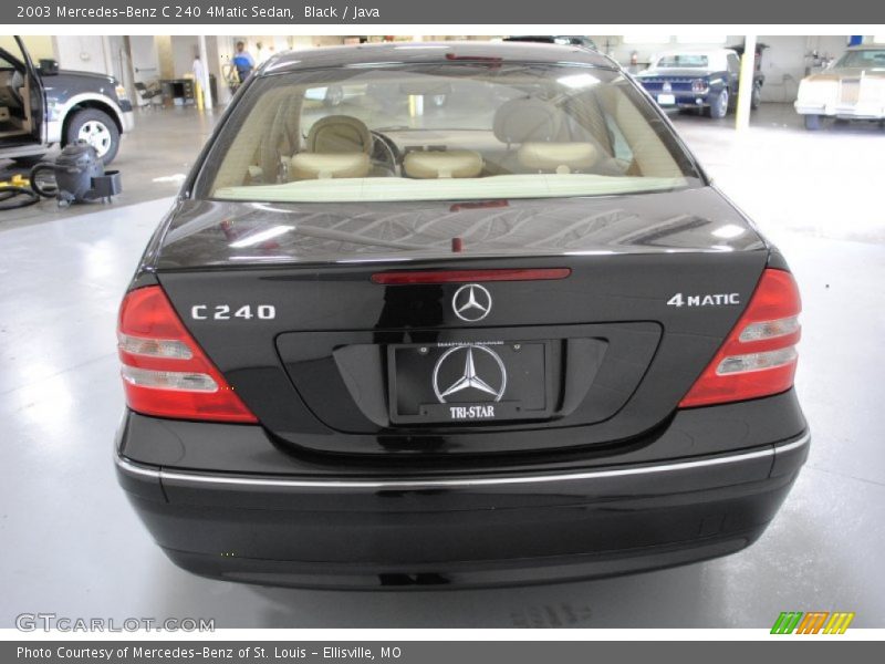 Black / Java 2003 Mercedes-Benz C 240 4Matic Sedan