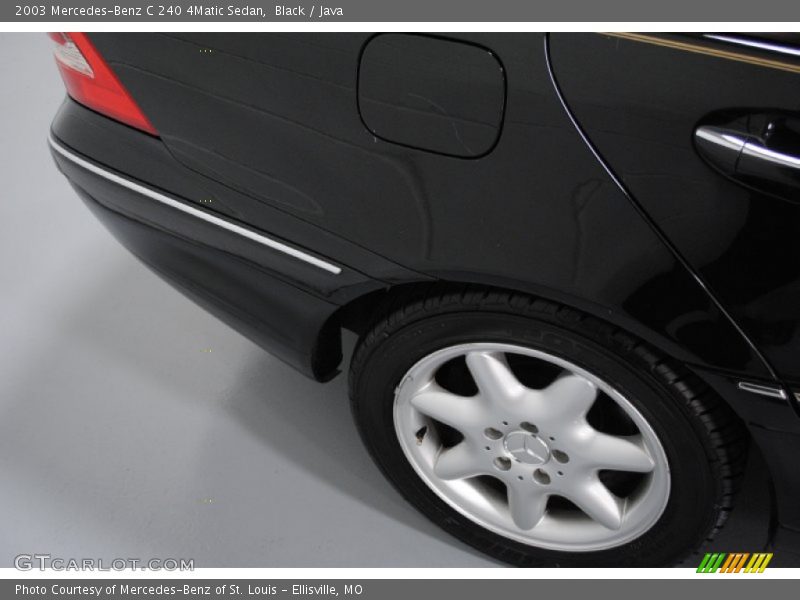 Black / Java 2003 Mercedes-Benz C 240 4Matic Sedan