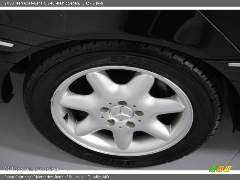 Black / Java 2003 Mercedes-Benz C 240 4Matic Sedan