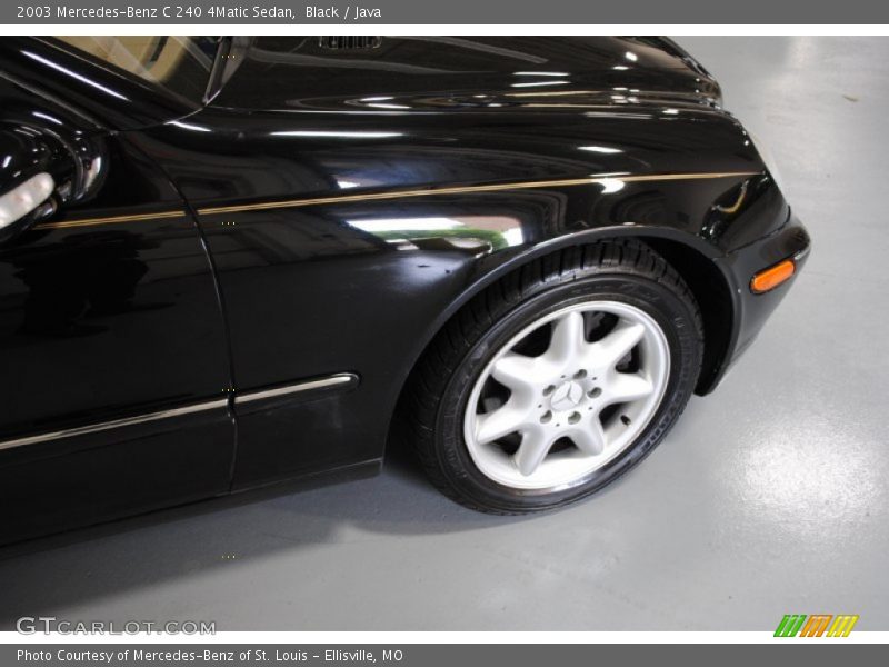 Black / Java 2003 Mercedes-Benz C 240 4Matic Sedan