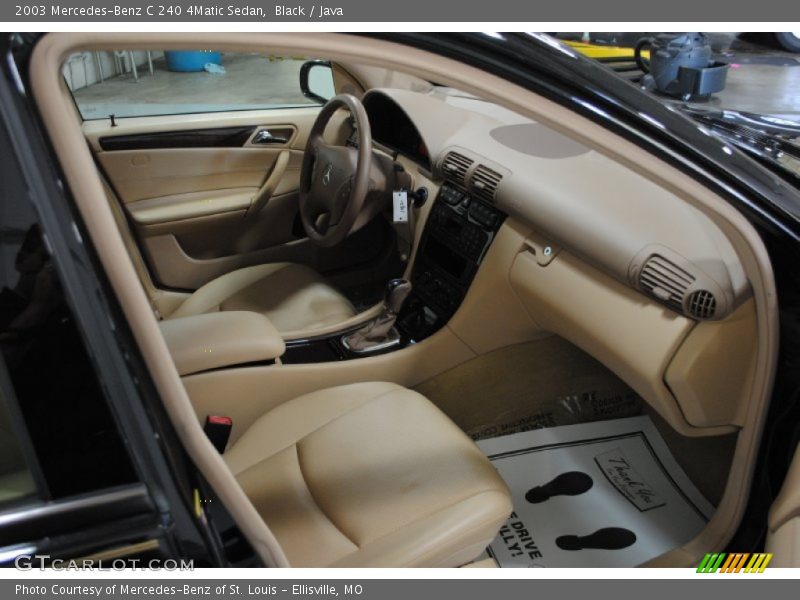 Black / Java 2003 Mercedes-Benz C 240 4Matic Sedan