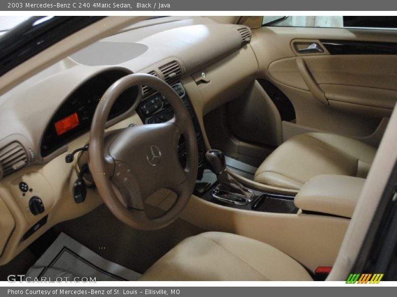 Black / Java 2003 Mercedes-Benz C 240 4Matic Sedan