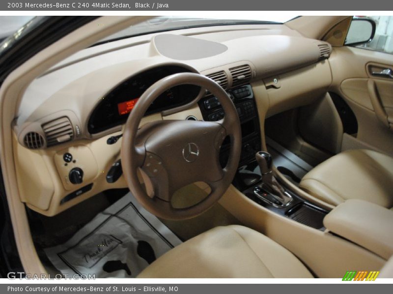 Black / Java 2003 Mercedes-Benz C 240 4Matic Sedan