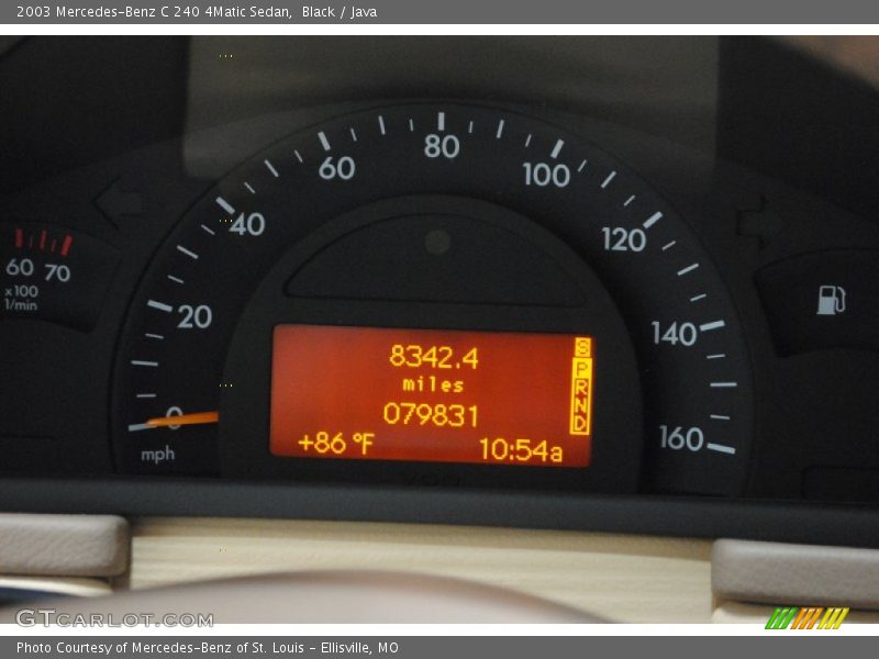 Black / Java 2003 Mercedes-Benz C 240 4Matic Sedan