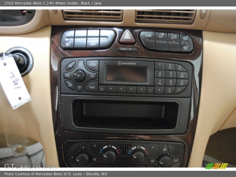 Black / Java 2003 Mercedes-Benz C 240 4Matic Sedan