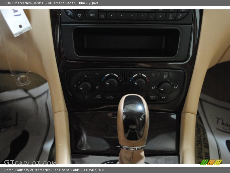 Black / Java 2003 Mercedes-Benz C 240 4Matic Sedan