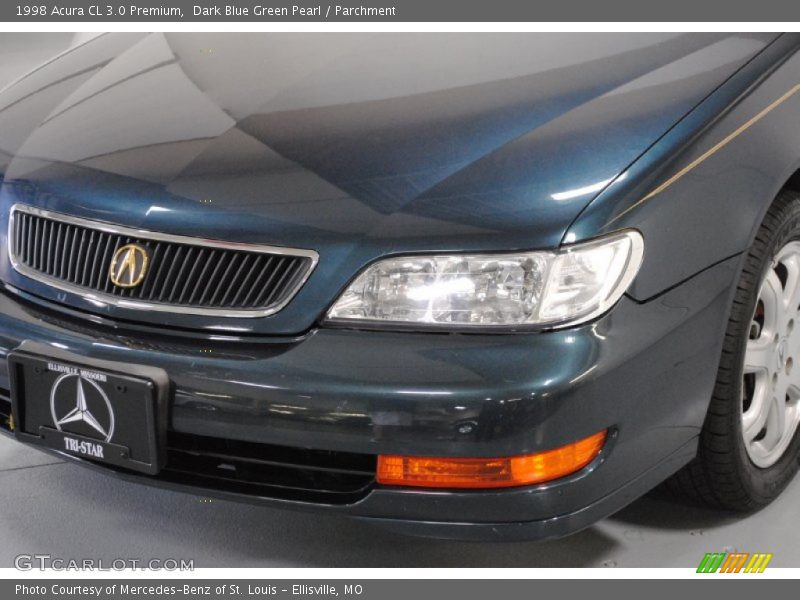 Dark Blue Green Pearl / Parchment 1998 Acura CL 3.0 Premium