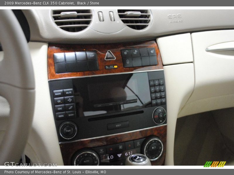 Black / Stone 2009 Mercedes-Benz CLK 350 Cabriolet