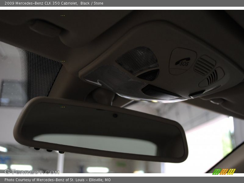 Black / Stone 2009 Mercedes-Benz CLK 350 Cabriolet