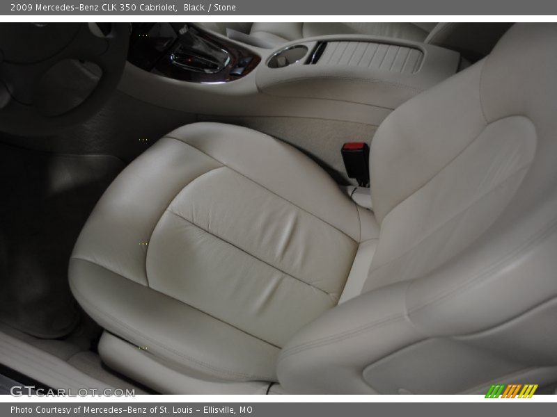 Black / Stone 2009 Mercedes-Benz CLK 350 Cabriolet