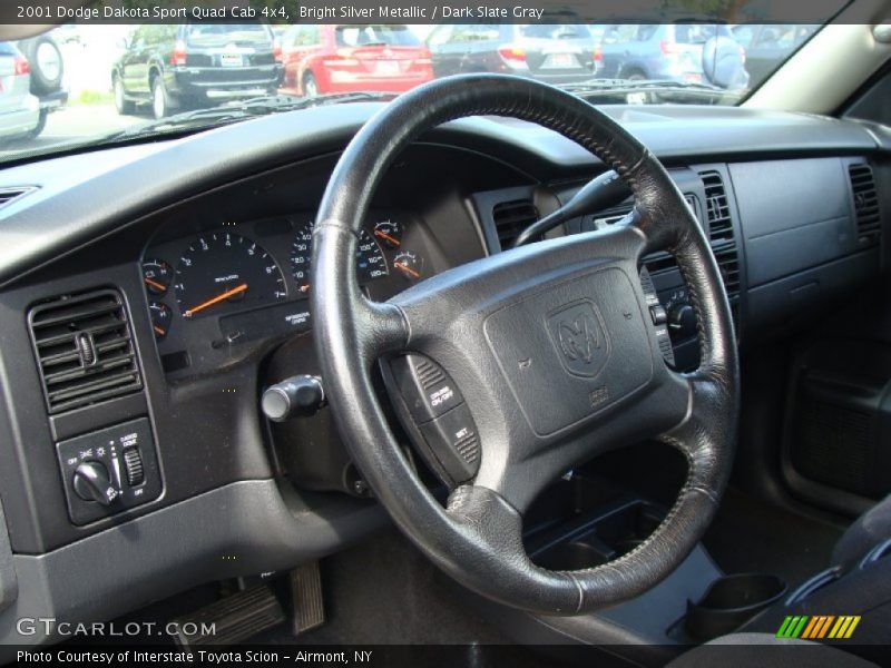  2001 Dakota Sport Quad Cab 4x4 Steering Wheel