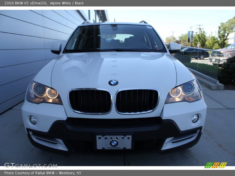 Alpine White / Black 2009 BMW X5 xDrive30i
