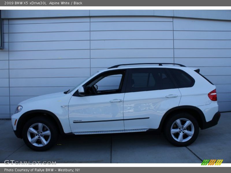 Alpine White / Black 2009 BMW X5 xDrive30i