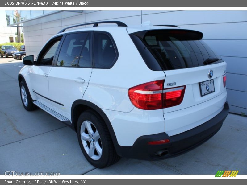 Alpine White / Black 2009 BMW X5 xDrive30i