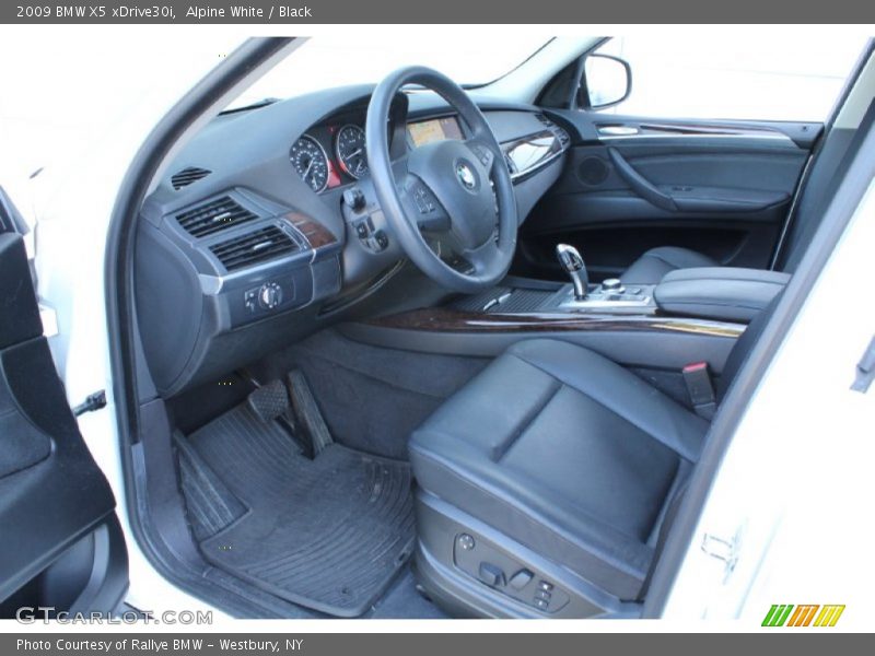 Alpine White / Black 2009 BMW X5 xDrive30i