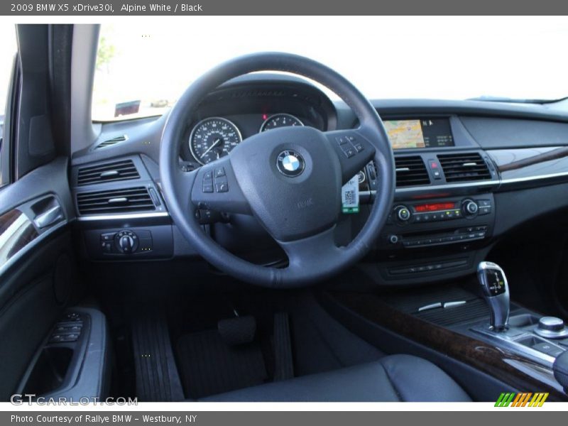Alpine White / Black 2009 BMW X5 xDrive30i