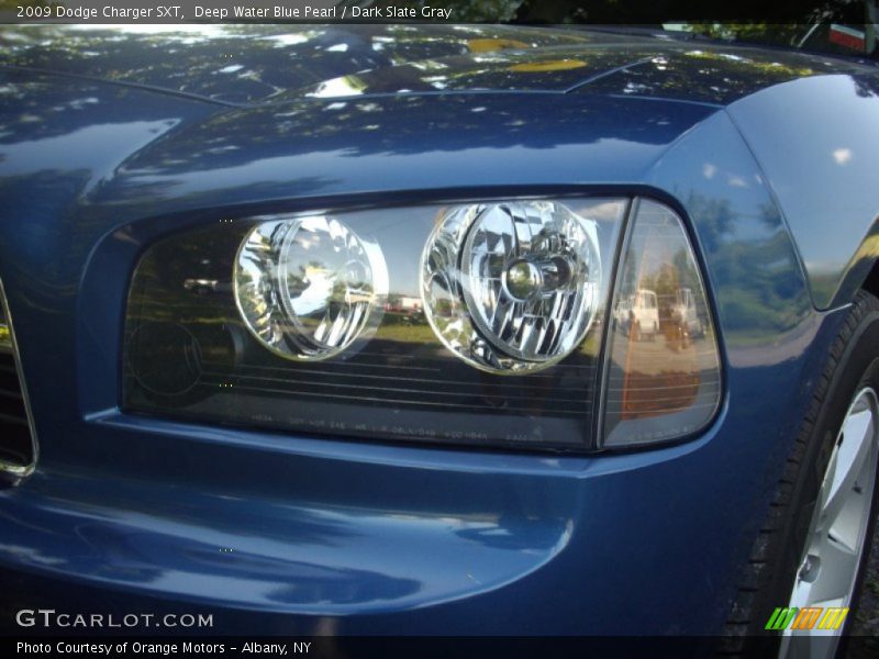 Deep Water Blue Pearl / Dark Slate Gray 2009 Dodge Charger SXT