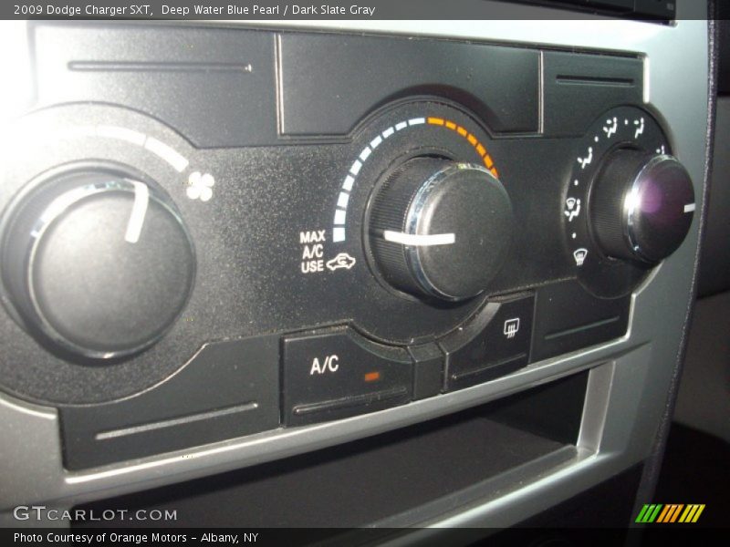 Deep Water Blue Pearl / Dark Slate Gray 2009 Dodge Charger SXT