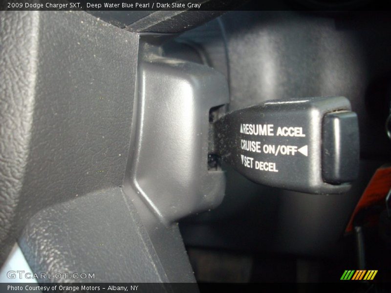 Deep Water Blue Pearl / Dark Slate Gray 2009 Dodge Charger SXT