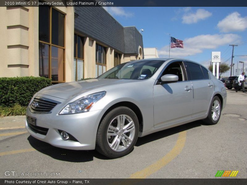 Liquid Platinum / Graphite 2010 Infiniti G 37 Journey Sedan