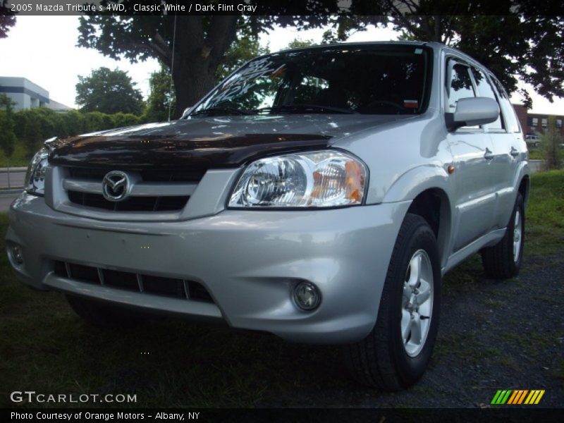 Classic White / Dark Flint Gray 2005 Mazda Tribute s 4WD