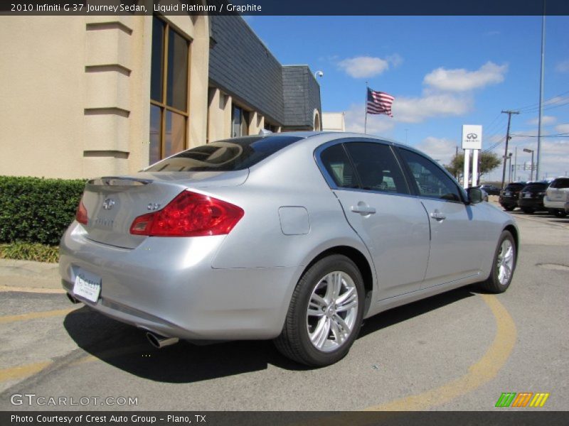 Liquid Platinum / Graphite 2010 Infiniti G 37 Journey Sedan