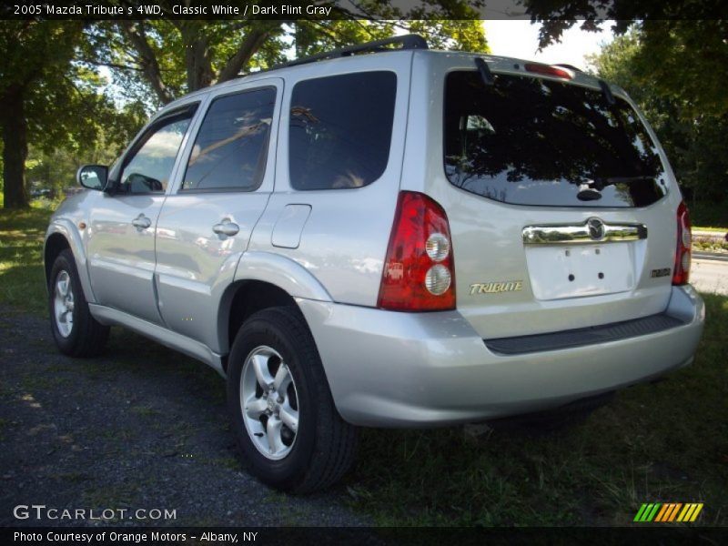 Classic White / Dark Flint Gray 2005 Mazda Tribute s 4WD