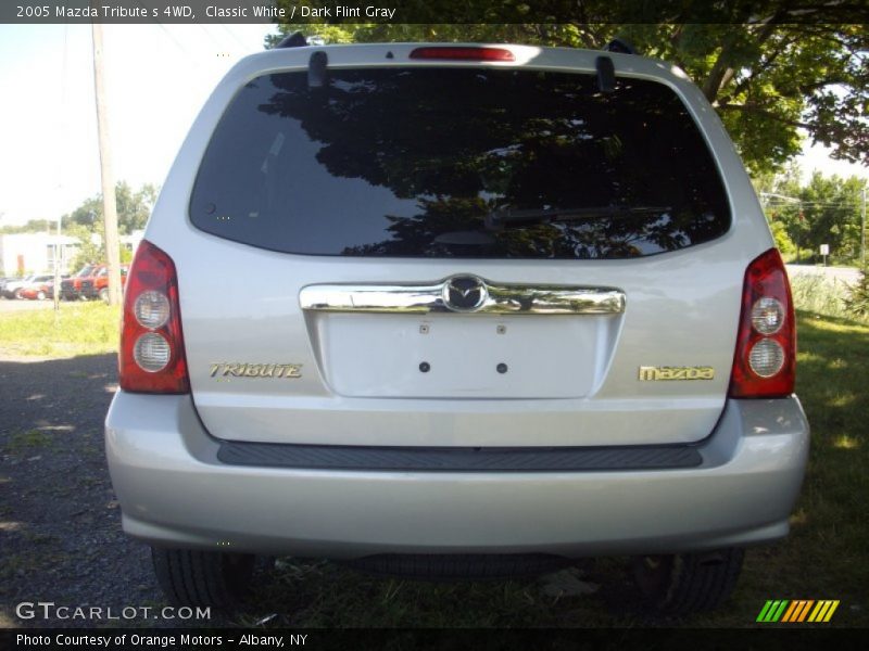 Classic White / Dark Flint Gray 2005 Mazda Tribute s 4WD
