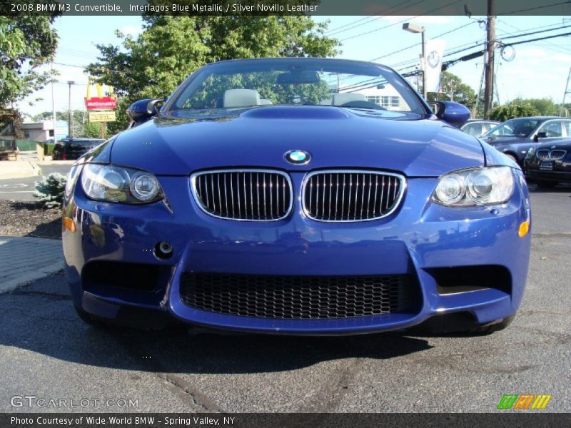 Interlagos Blue Metallic / Silver Novillo Leather 2008 BMW M3 Convertible