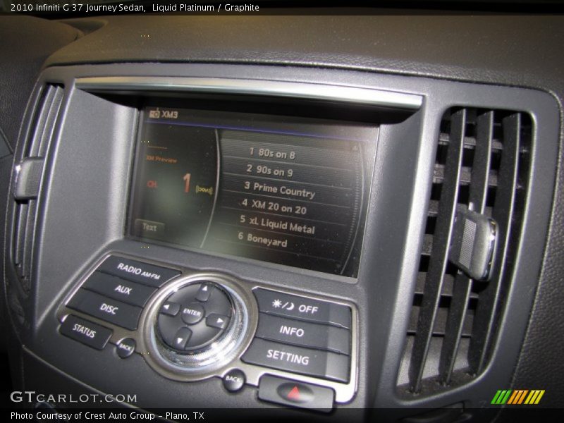Liquid Platinum / Graphite 2010 Infiniti G 37 Journey Sedan